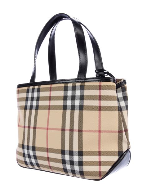 burberry small tote novacheck|Burberry nova check handbag.